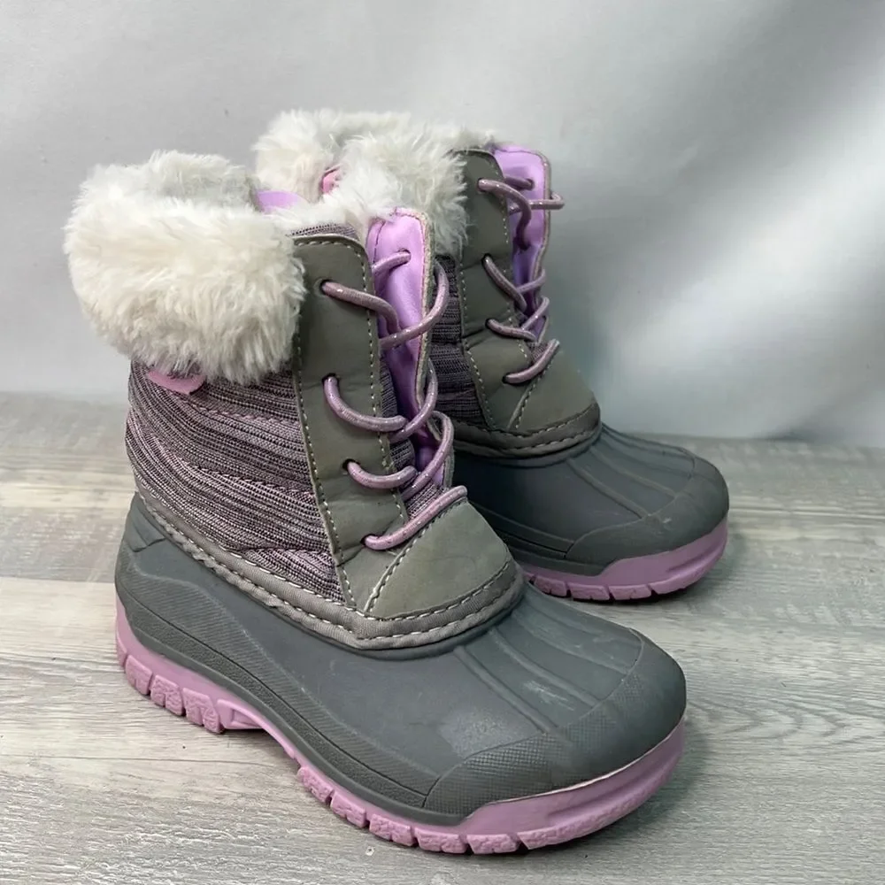 OshKosh B’Gosh purple snow boots size 7